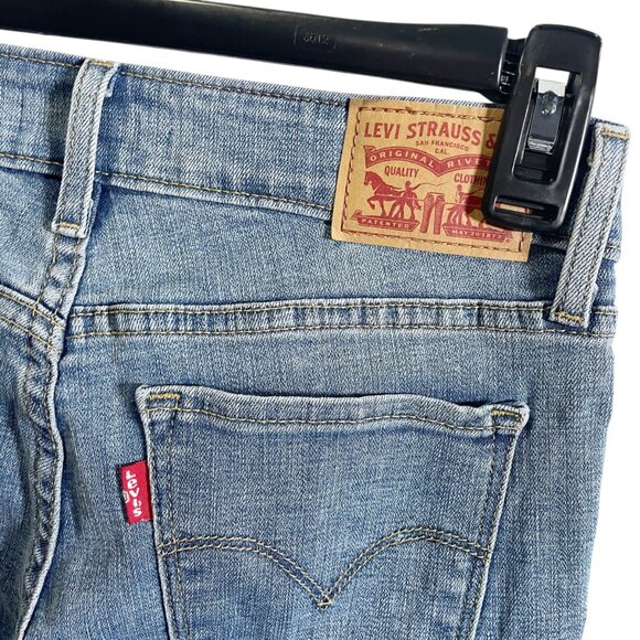 Levis 511 Skinny Womens Jeans Size 25 Medium Wash Denim Stretch - Picture 5 of 5
